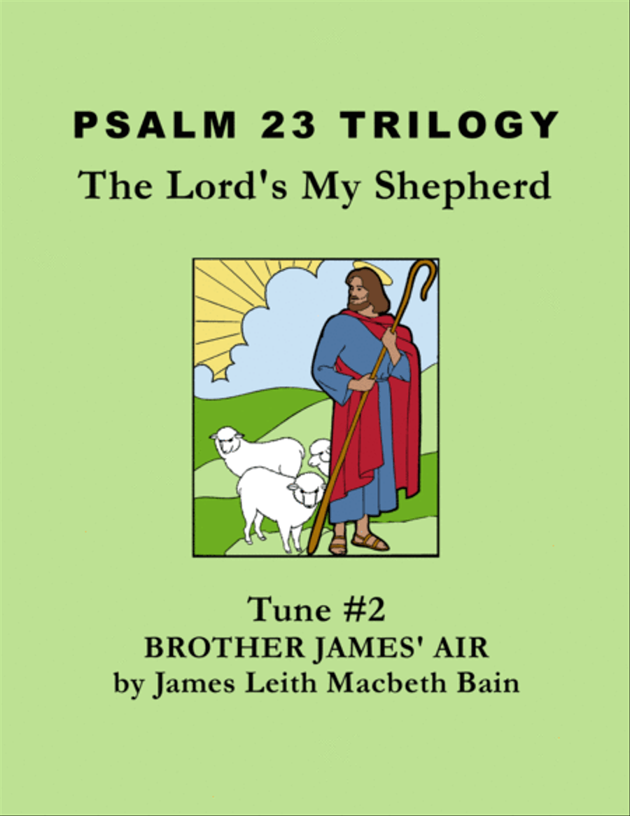 The Lord's My Shepherd (BROTHER JAMES' AIR) Piano Solo scores gallery preview page 1