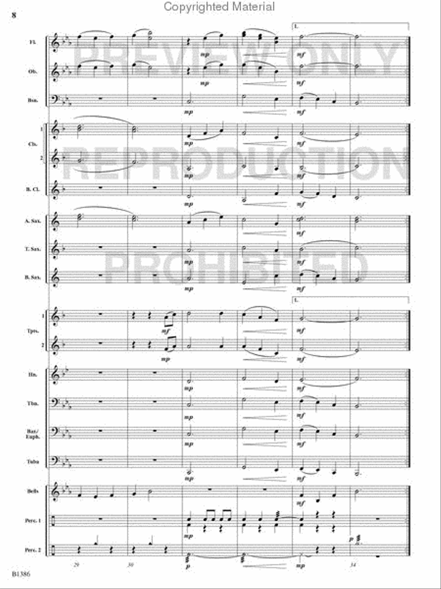 Spring Concert Band scores gallery preview page 7