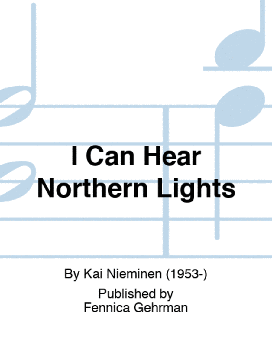 I Can Hear Northern Lights String Quartet scores gallery preview page 1
