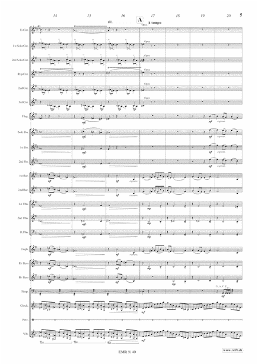 Imaginary Worlds Brass Band scores gallery preview page 6