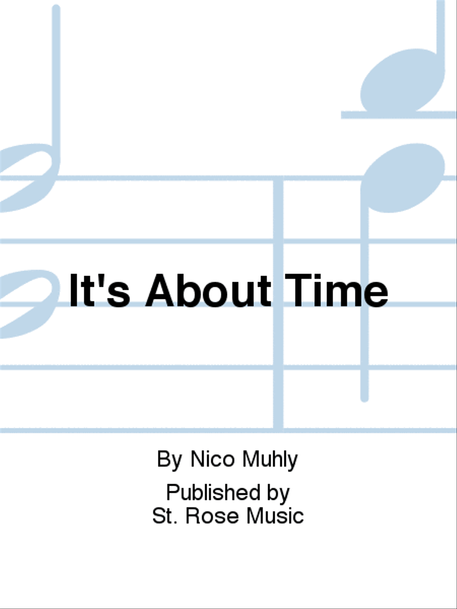 It's About Time Percussion scores gallery preview page 1