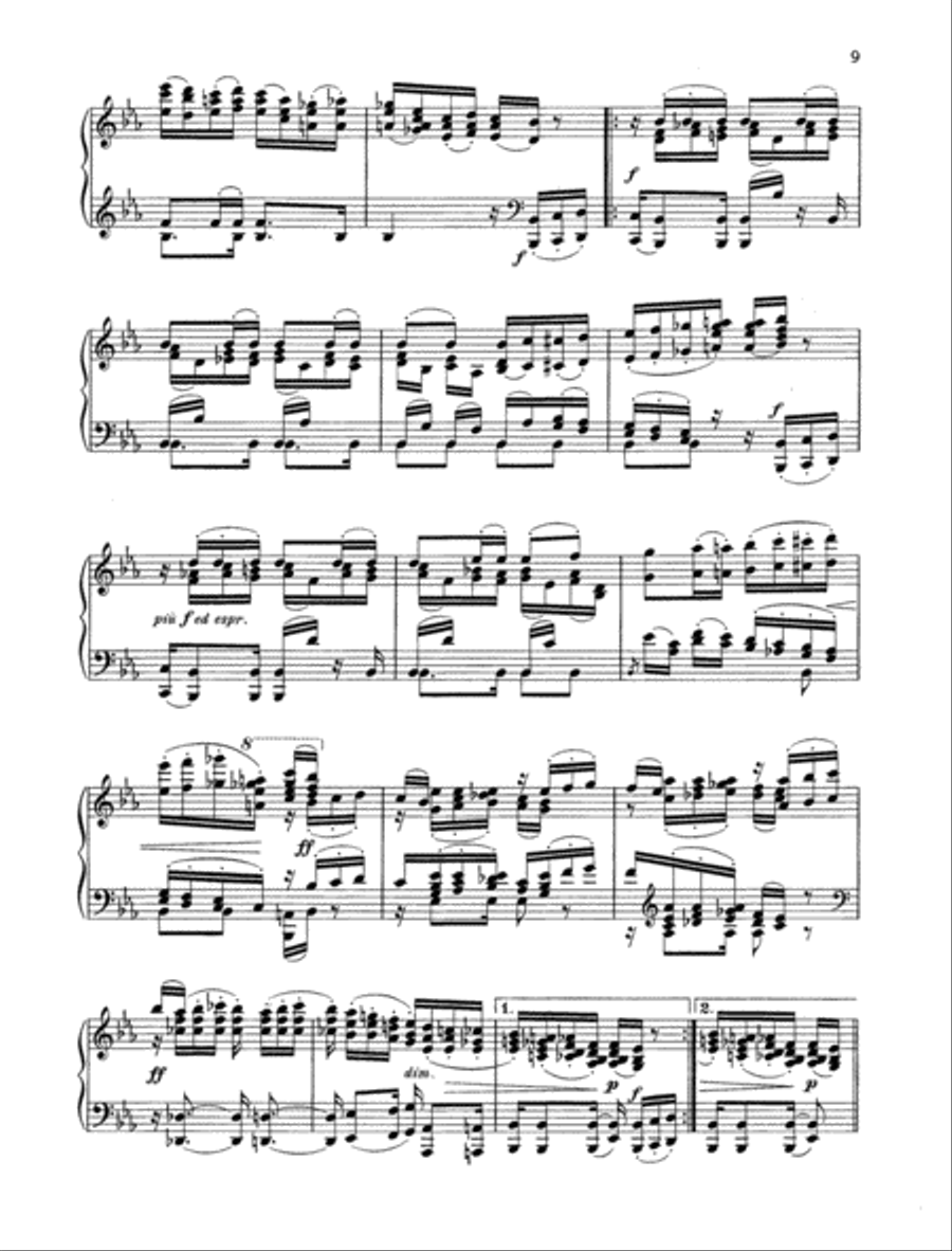 Variations on a theme by Robert Schumann, Op. 23 Piano Solo scores gallery preview page 5