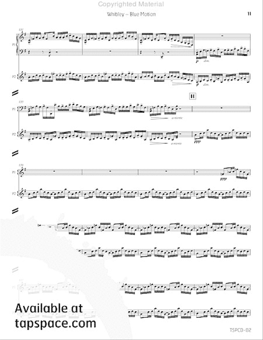 Blue Motion Double Bass scores gallery preview page 16