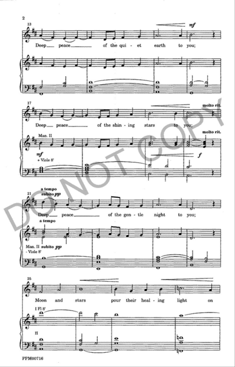 A Gaelic Prayer A Gaelic Prayer Unison Choir scores gallery preview page 3
