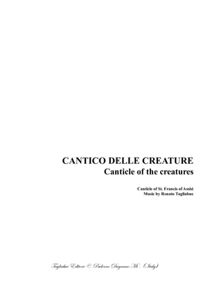 CANTICLE OF THE CREATURES - Lyrics by St. Francis of Assisi - Canons for SATB Choir