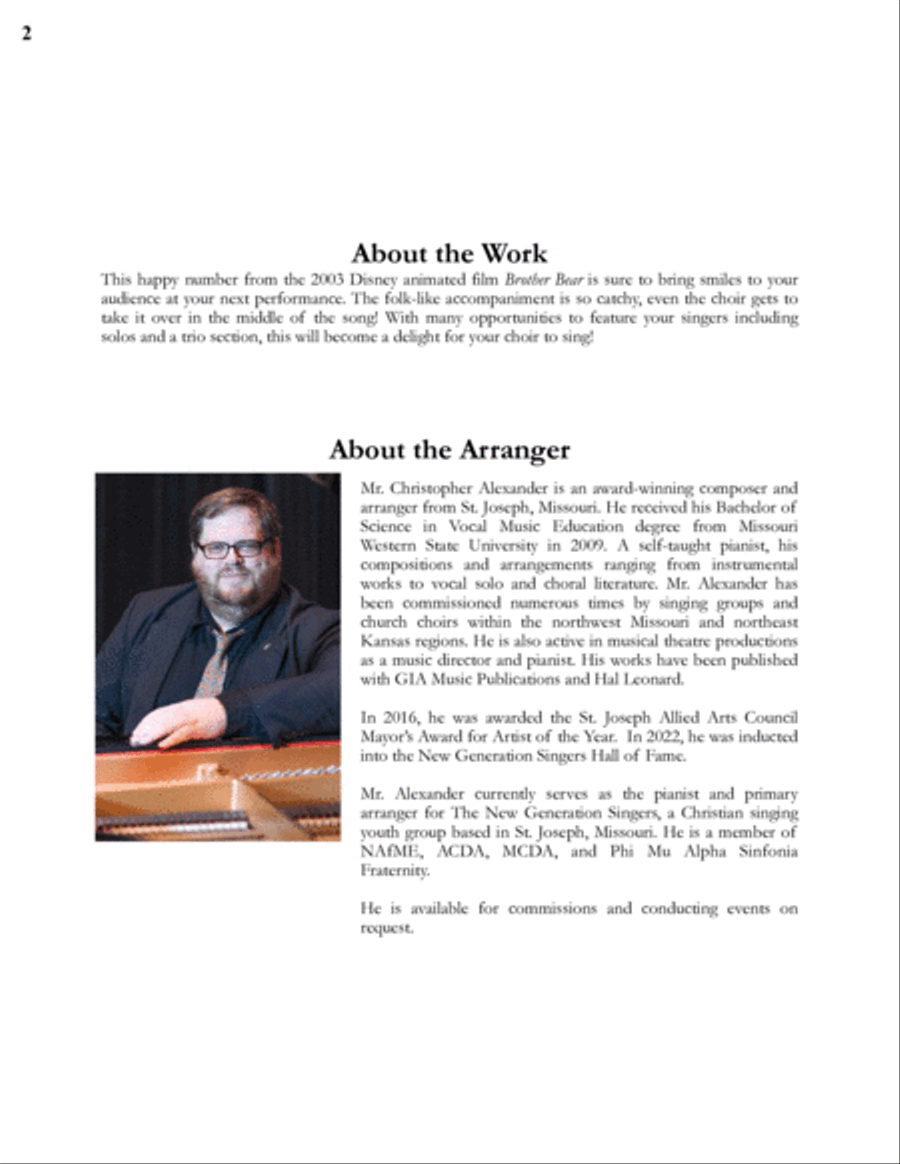 On My Way 4-Part scores gallery preview page 2