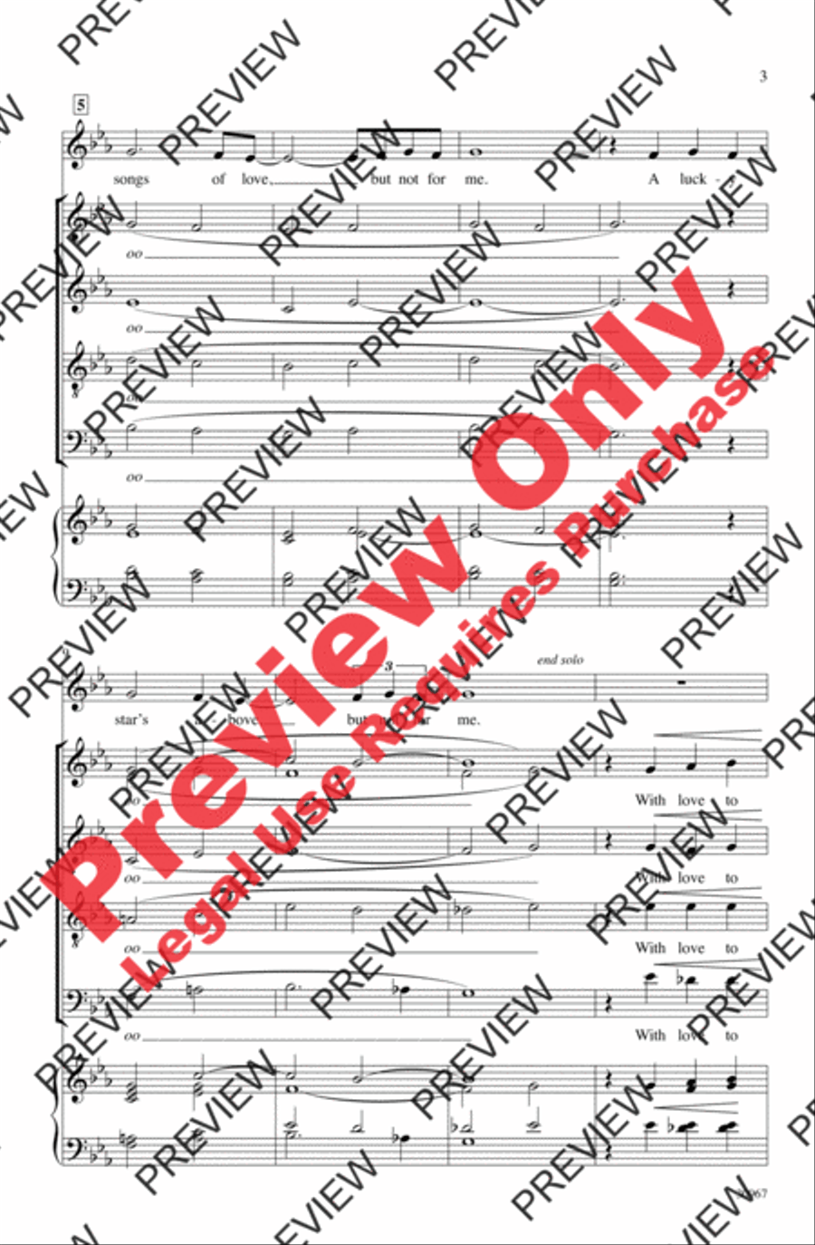 But Not for Me But Not for Me 4-Part scores gallery preview page 3