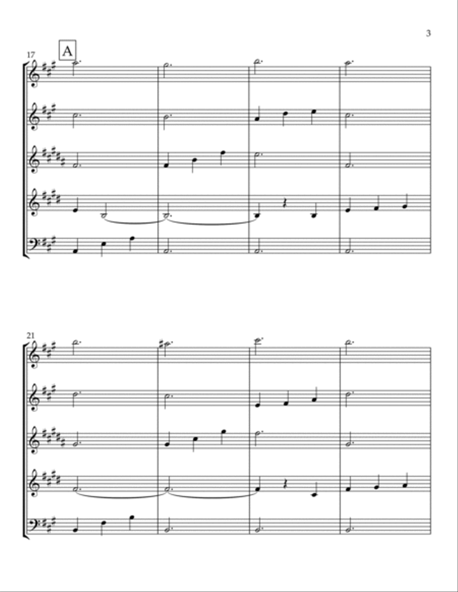 Happy Xmas (war Is Over) Happy Xmas (war Is Over) Woodwind Quintet scores gallery preview page 3