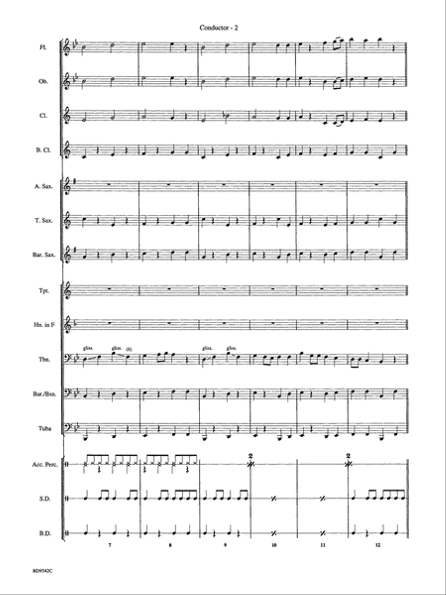 Trombo Mambo (Trombone Feature): Score Concert Band scores gallery preview page 4