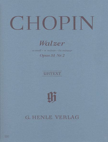 Chopin, Frederic: Waltz A minor op. 34,2