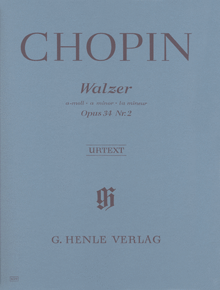 Book cover for Waltz in A minor Op. 34, No. 2