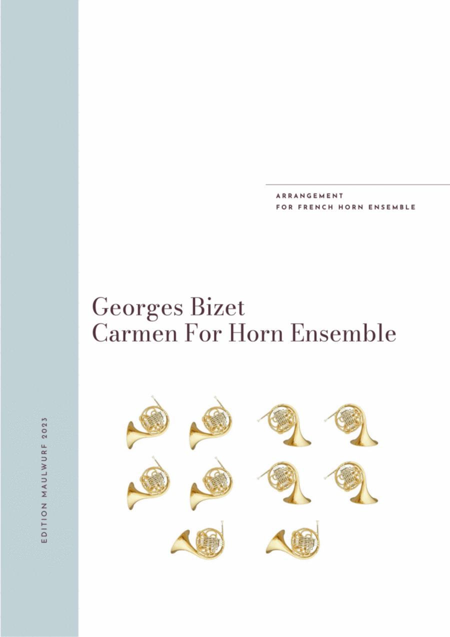 Carmen For Horn Ensemble Carmen For Horn Ensemble Horn scores gallery preview page 1
