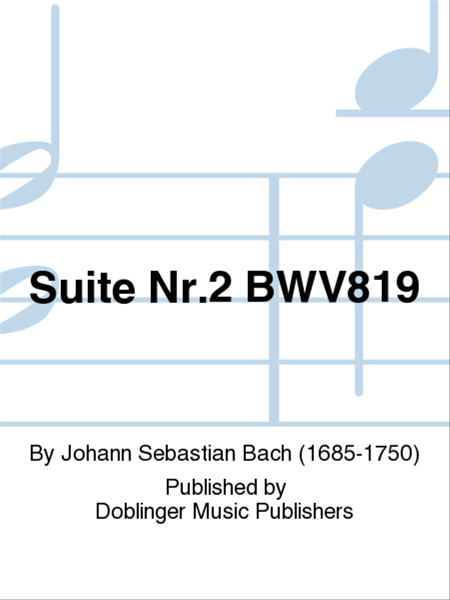 Suite Nr.2 BWV819 School and Community scores gallery preview page 1