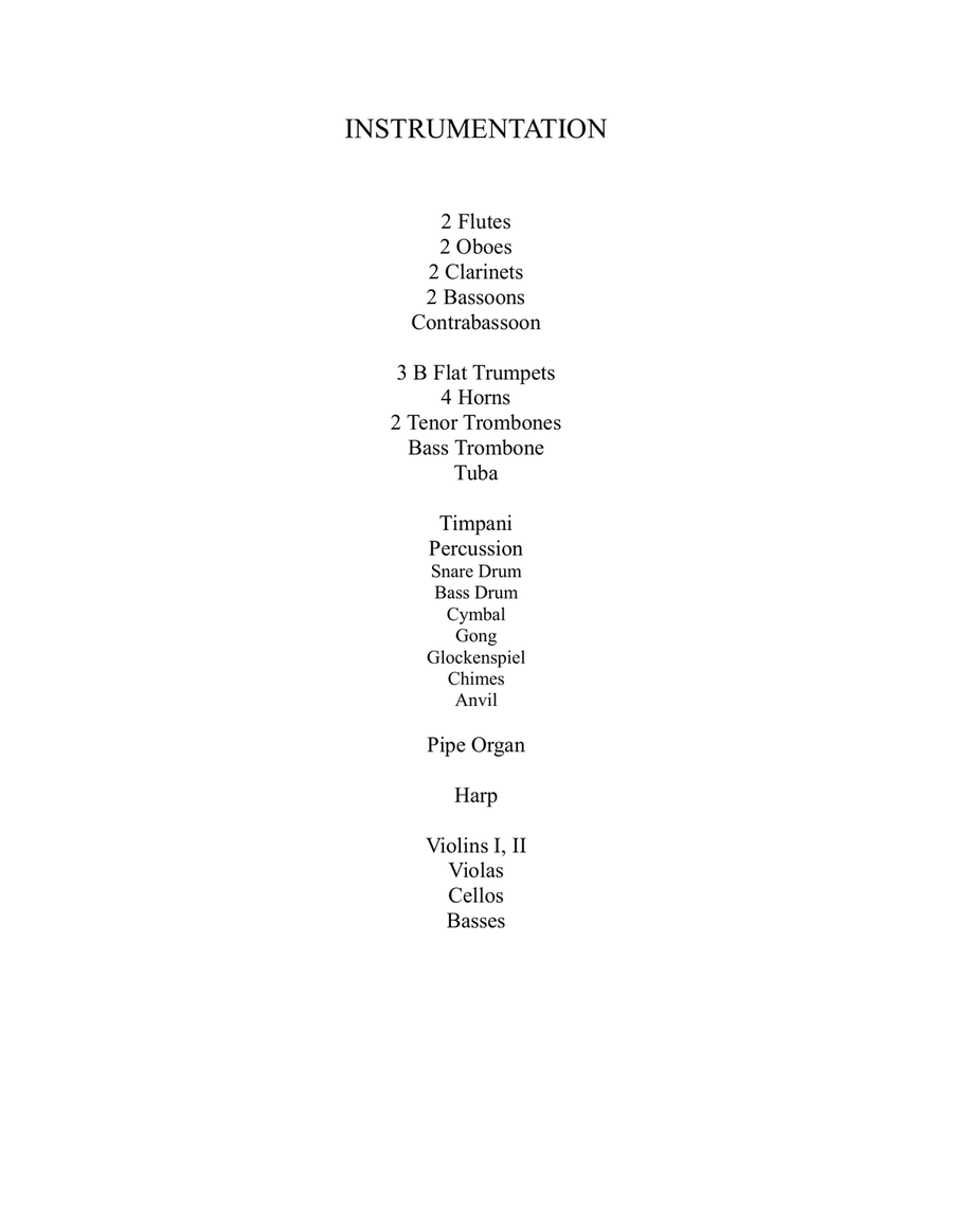 Romantic Symphony Full Score and Parts Full Orchestra scores gallery preview page 2