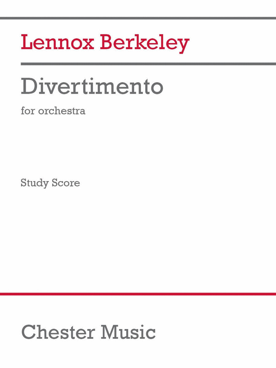 Divertimento in B Flat for Orchestra Op. 18