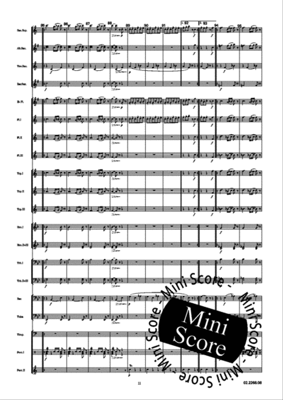 Giselle Giselle Fanfare Band scores gallery preview page 17