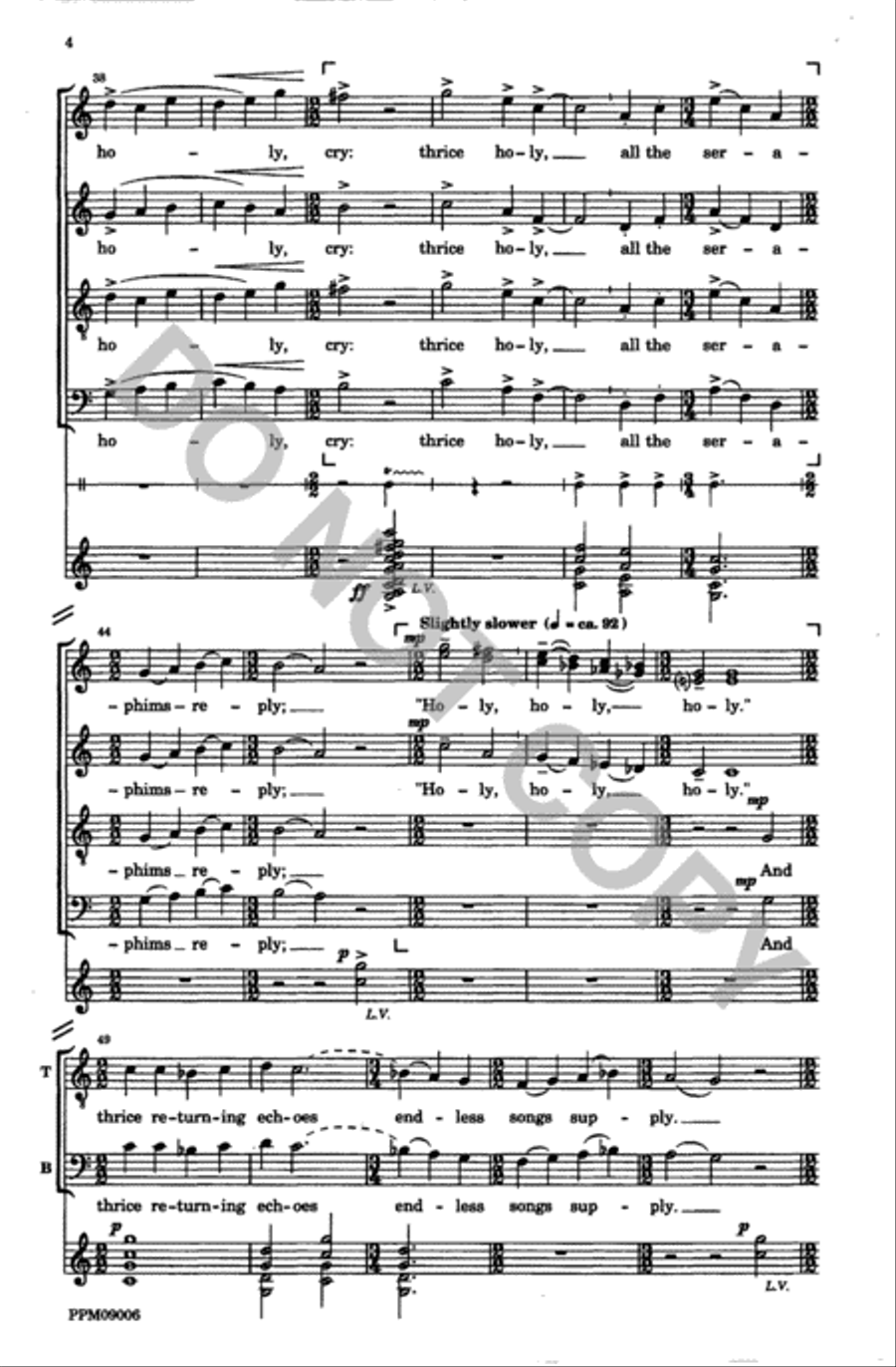 Te Deum Laudamus Te Deum Laudamus 4-Part scores gallery preview page 5