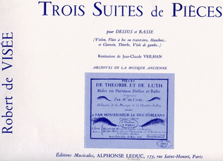 3 Suites De Pieces (flute & Continuo)