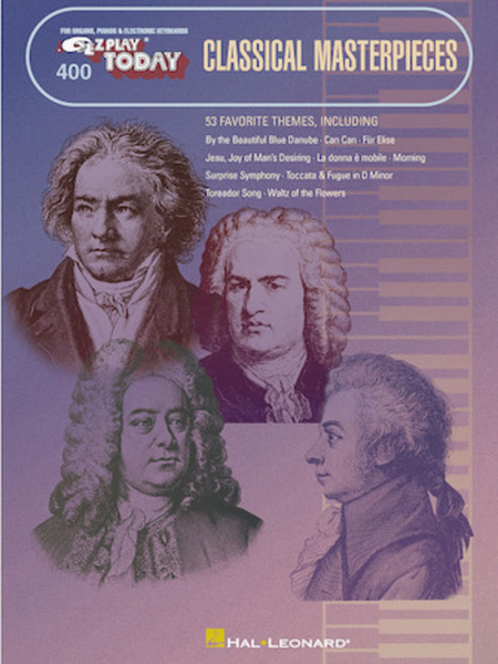 Classical Masterpieces by Various Electronic Keyboard - Sheet Music