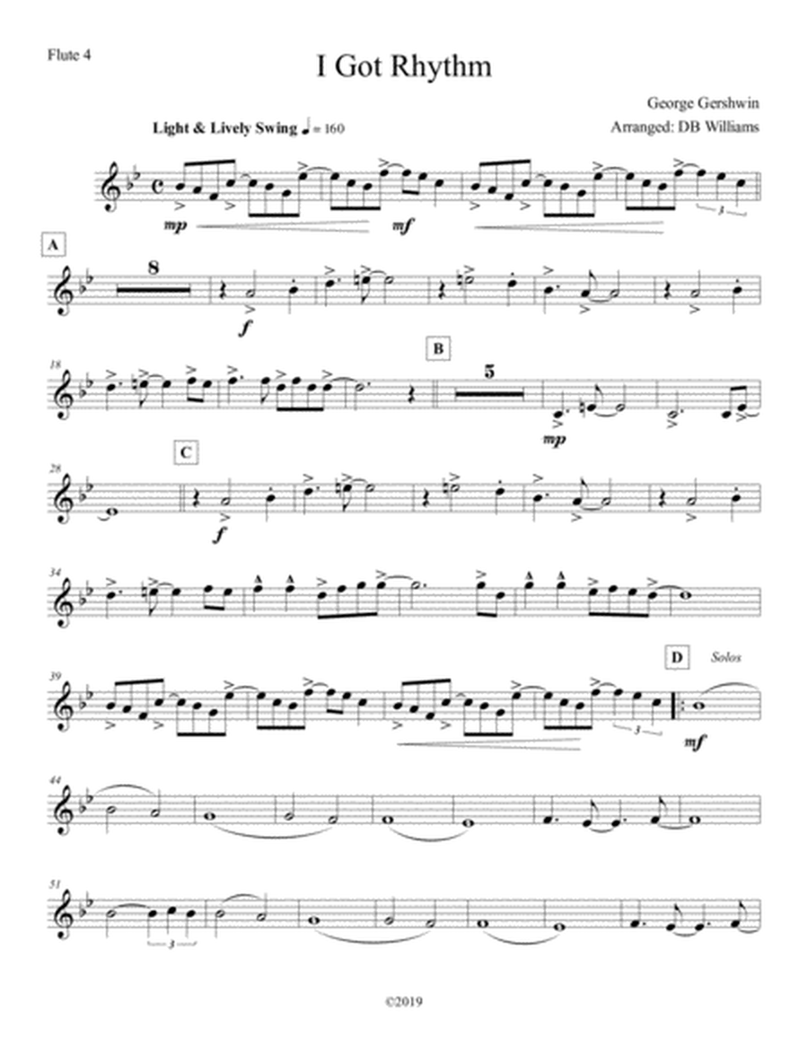 I Got Rhythm (Flute 4)