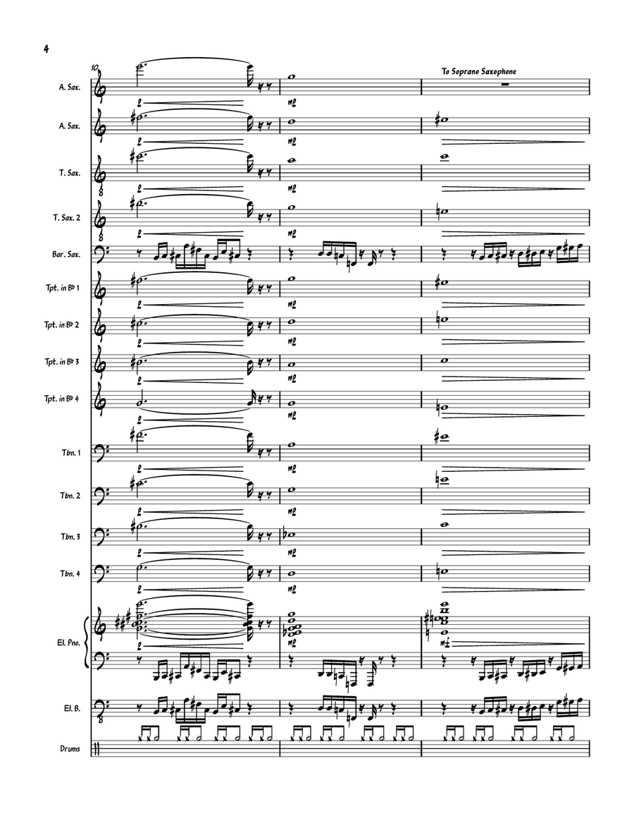 Teen Town Jazz Ensemble scores gallery preview page 5
