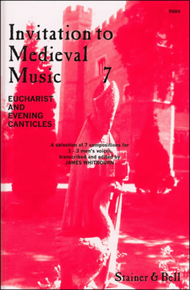 Book cover for Invitation to Medieval Music Book 7