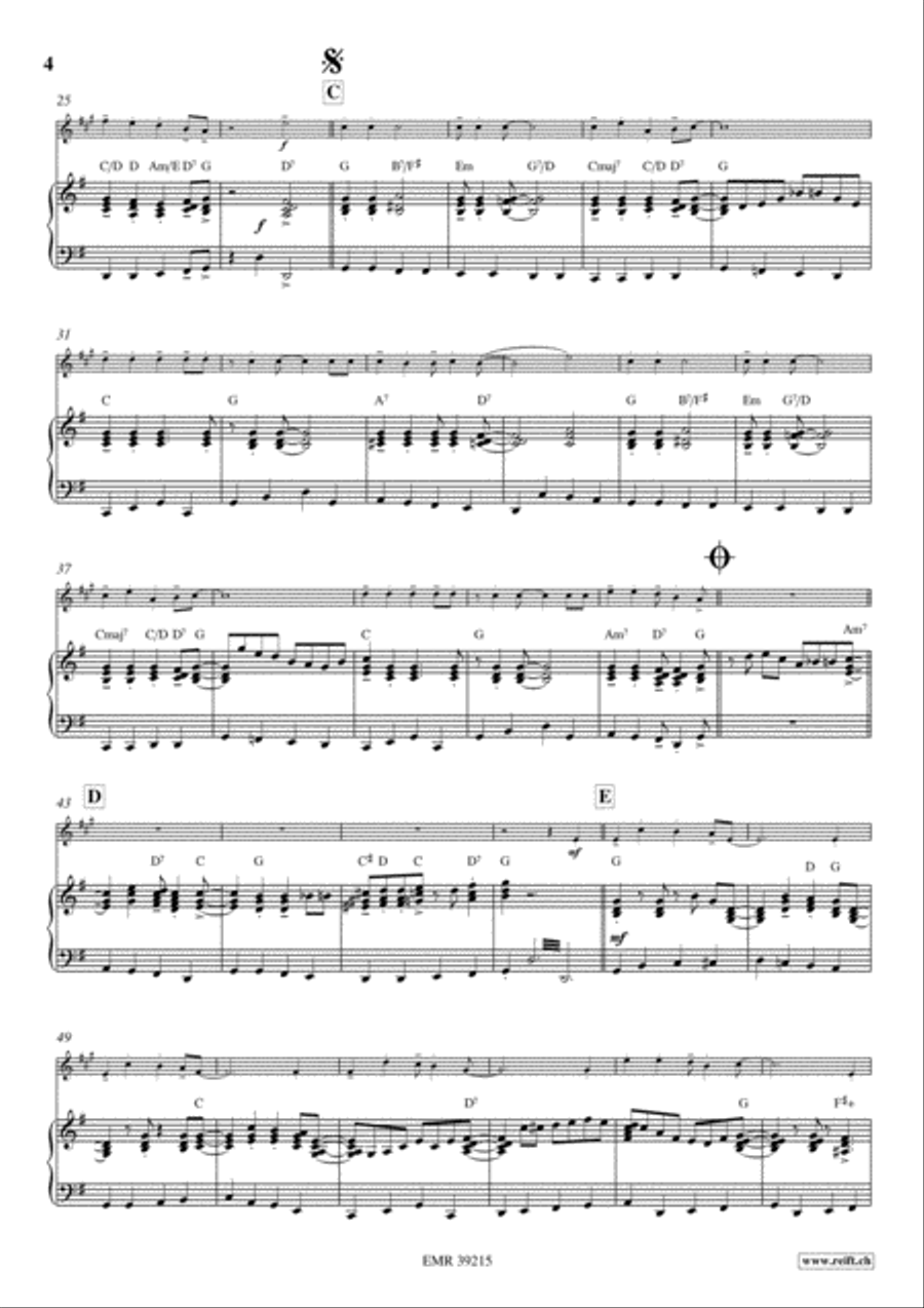 Swingle Bells Clarinet Solo scores gallery preview page 4