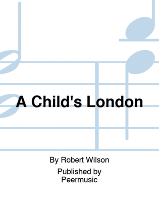 Book cover for A Child's London