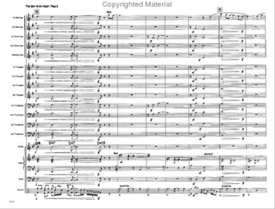 The Way To My Heart Jazz Ensemble scores gallery preview page 6