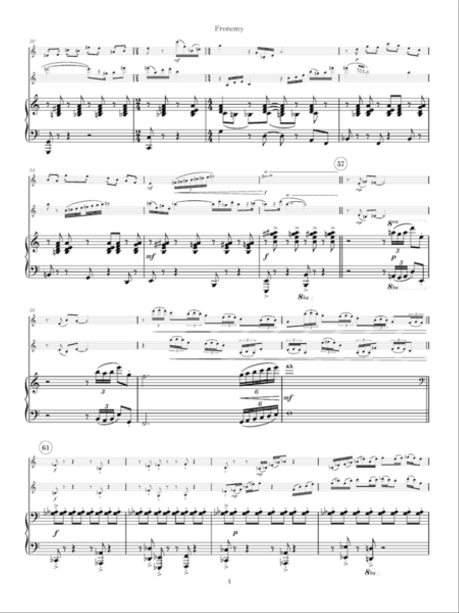 Portmanteau Portmanteau Chamber Music scores gallery preview page 2