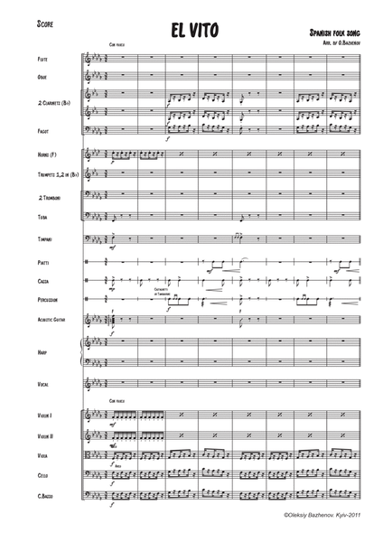 EL VITO (Score and Parts) image number null