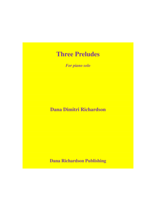 Three Preludes for piano solo