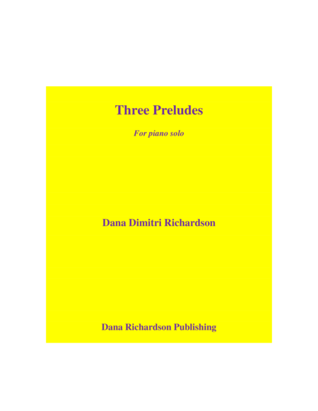 Three Preludes for piano solo