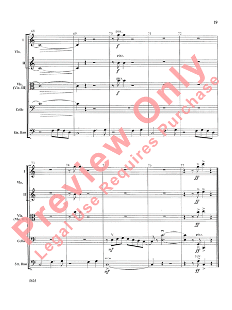Serendipity Suite String Orchestra scores gallery preview page 20