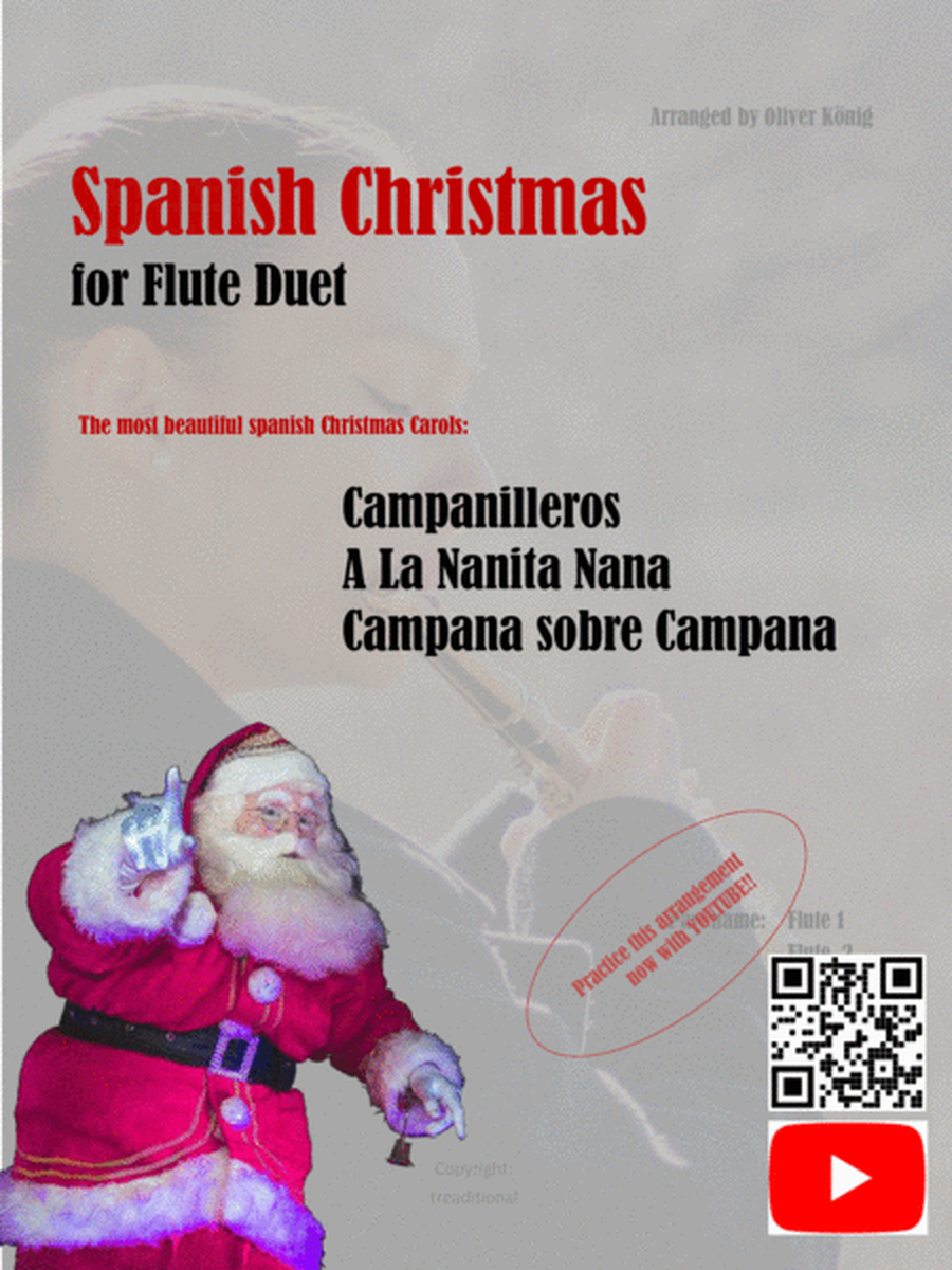 Spanish Christmas for 2 Flutes image number null