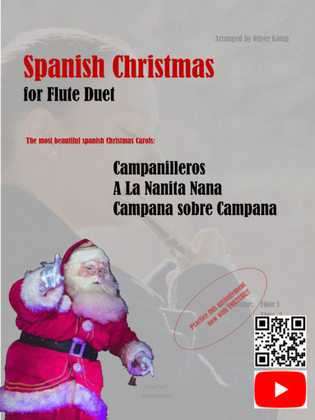 Book cover for Spanish Christmas for 2 Flutes