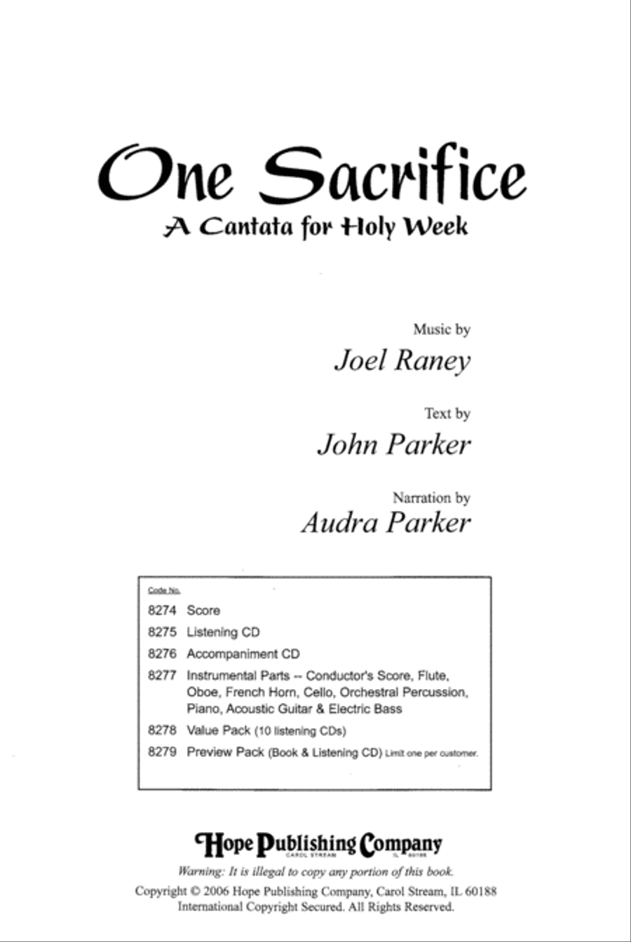 One Sacrifice Choir scores gallery preview page 4