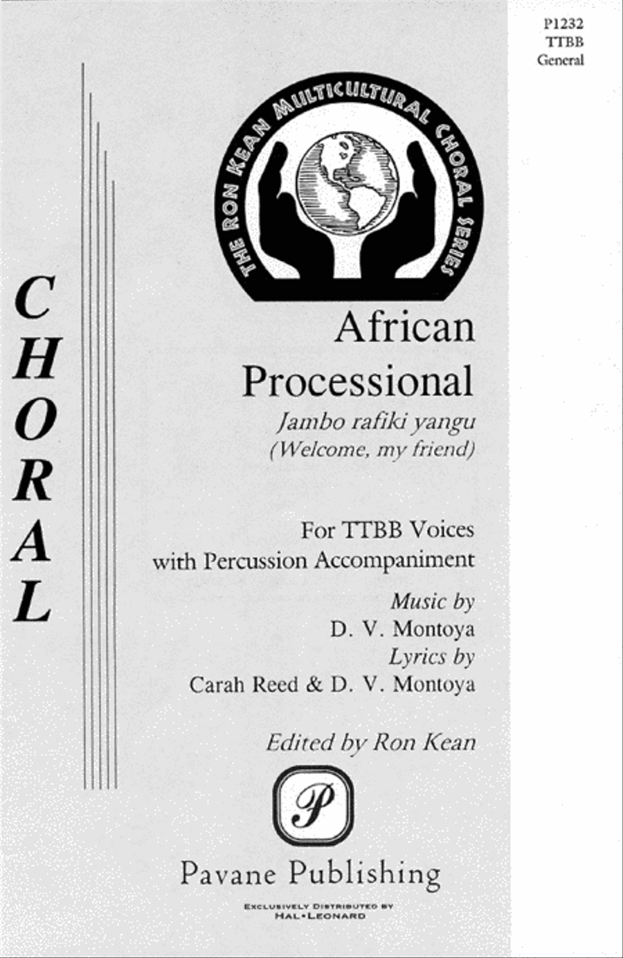 African Processional TTBB scores gallery preview page 1