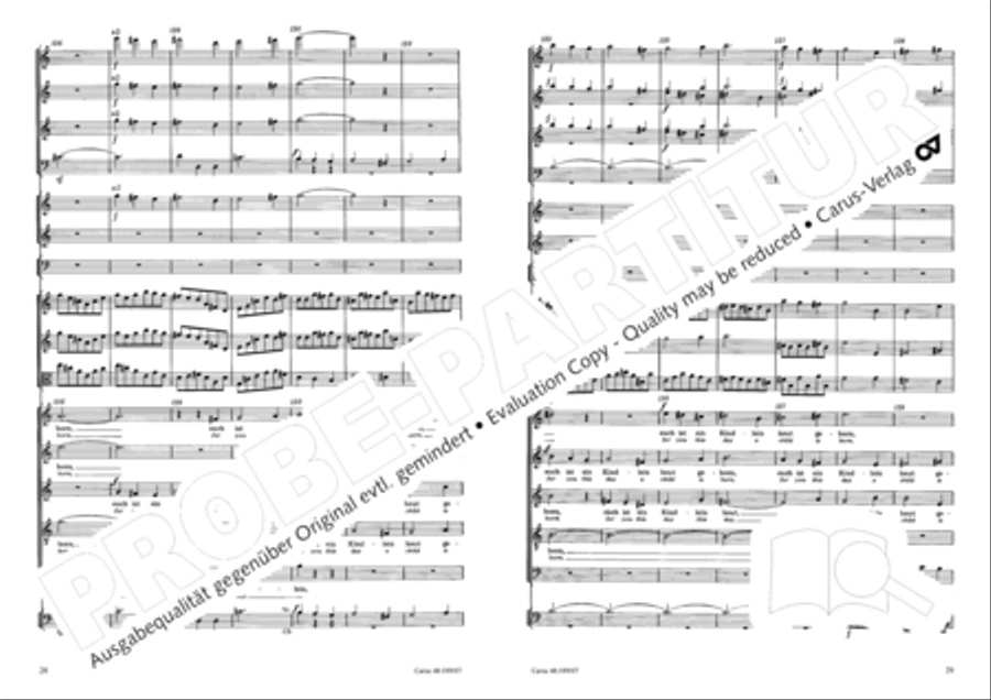 From heav'n on high (Vom Himmel hoch) SSATB scores gallery preview page 16