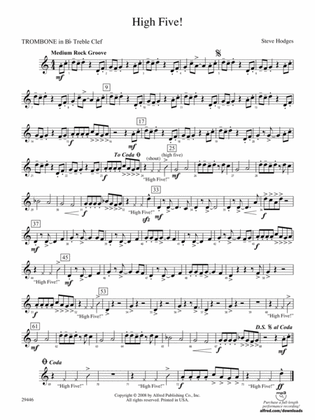 High Five!: (wp) 1st B-flat Trombone T.C.