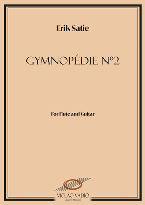 Book cover for Gymnopedie 2 - guitar and flute