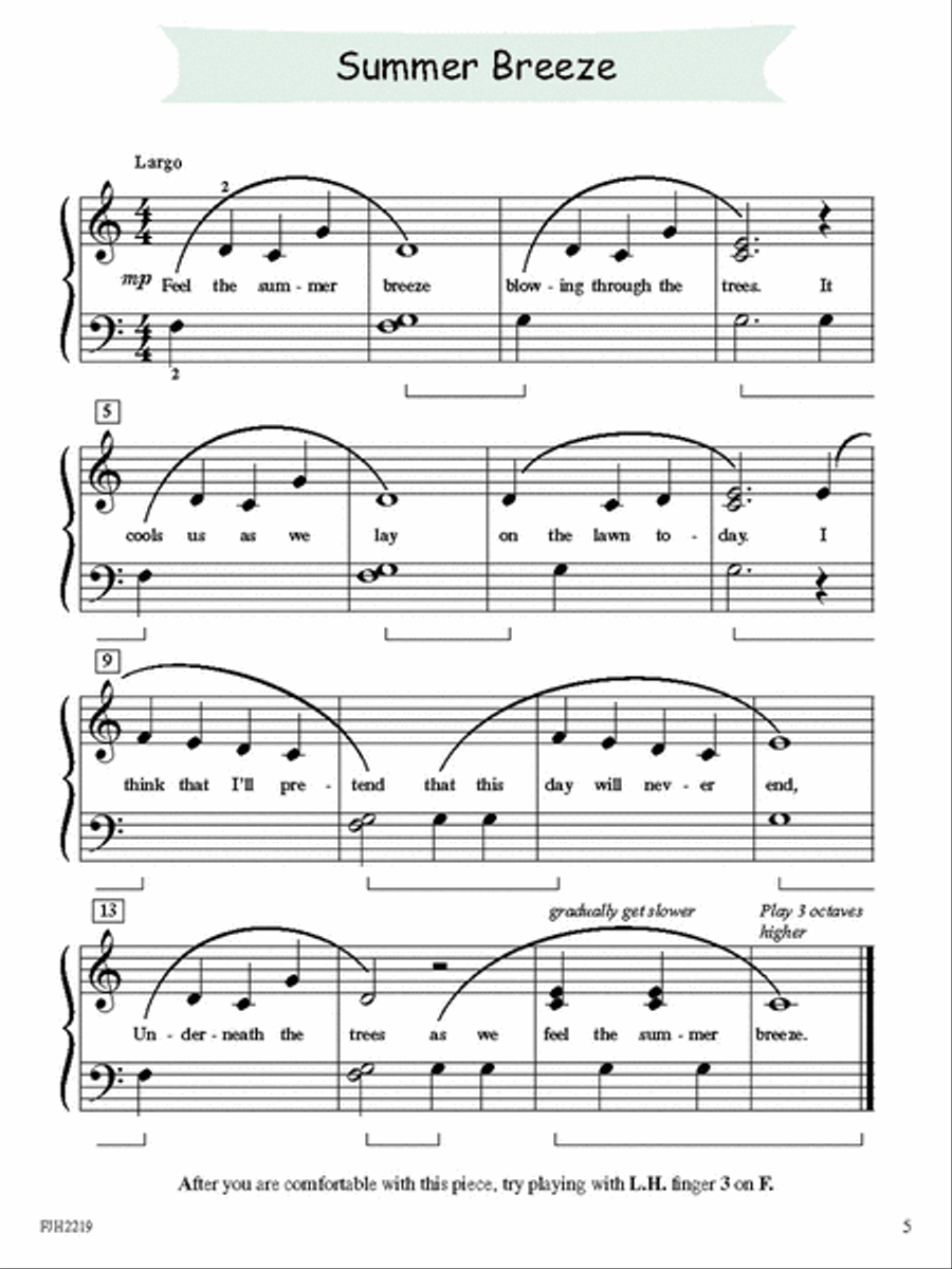 The Perfect Start for Solo Playing, Book 2 Piano Method scores gallery preview page 4