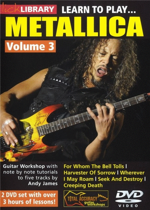 Learn To Play Metallica Vol3 Dvd