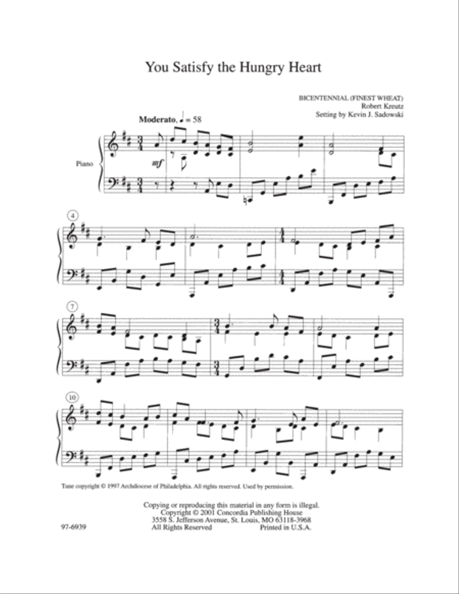The Bread of Life Piano Solo scores gallery preview page 2
