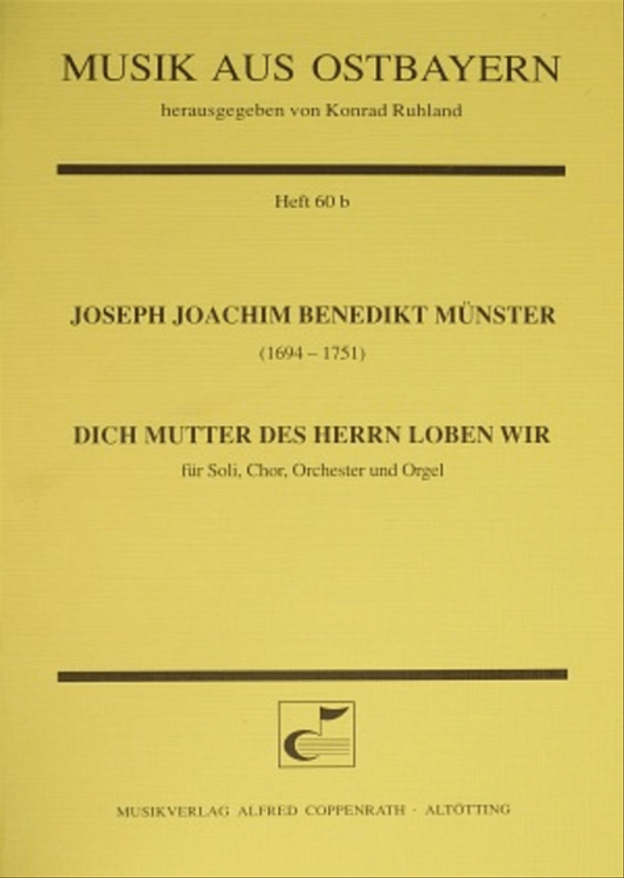 Dich Mutter des Herrn loben wir Violin scores gallery preview page 1