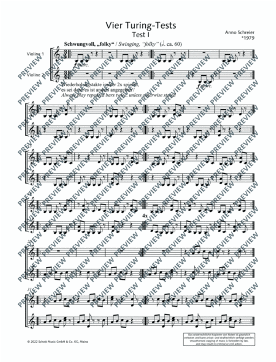 Four Turing-Test Violin scores gallery preview page 5