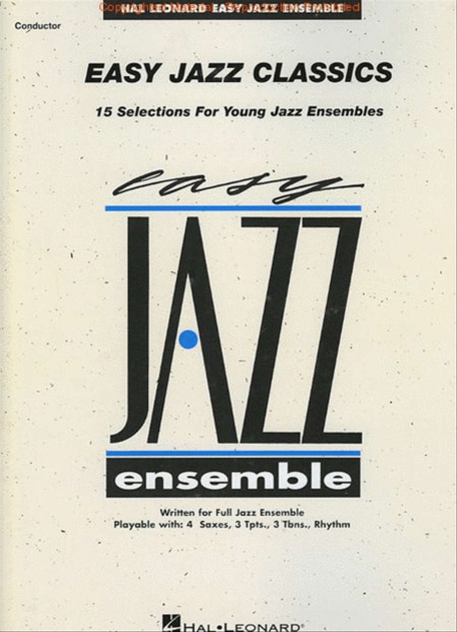 Easy Jazz Classics – Conductor Jazz Ensemble scores gallery preview page 2