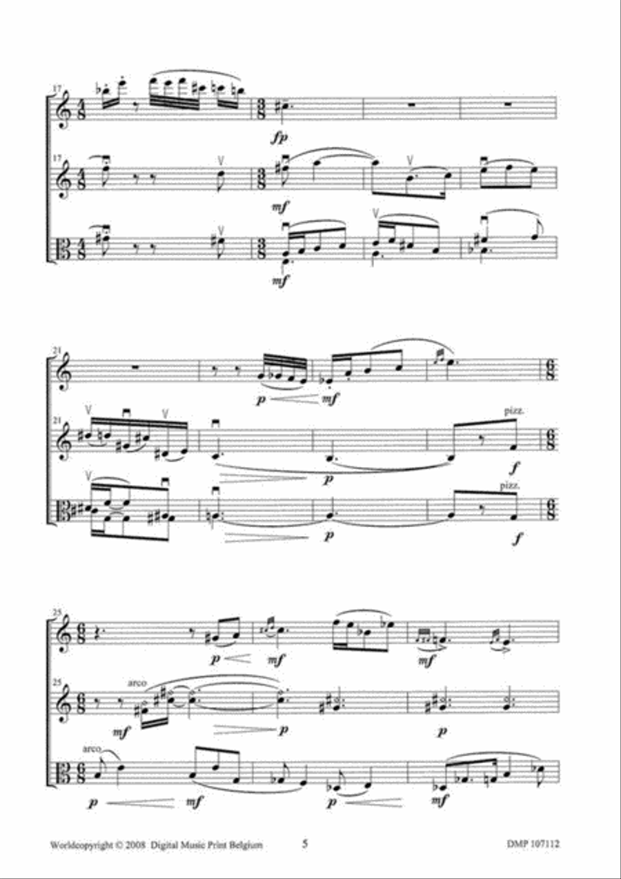 Poème Flute scores gallery preview page 4