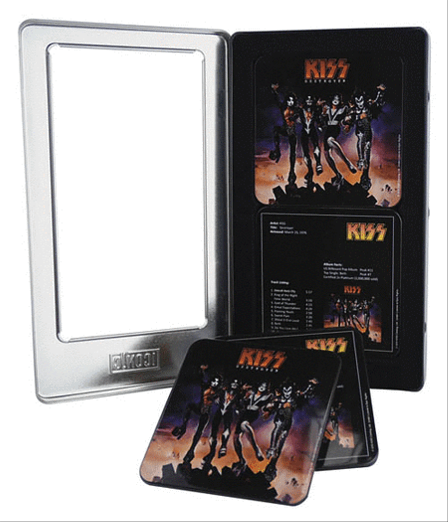Kiss: Destroyer – 6-Piece Tin Coaster Set School and Community scores gallery preview page 2