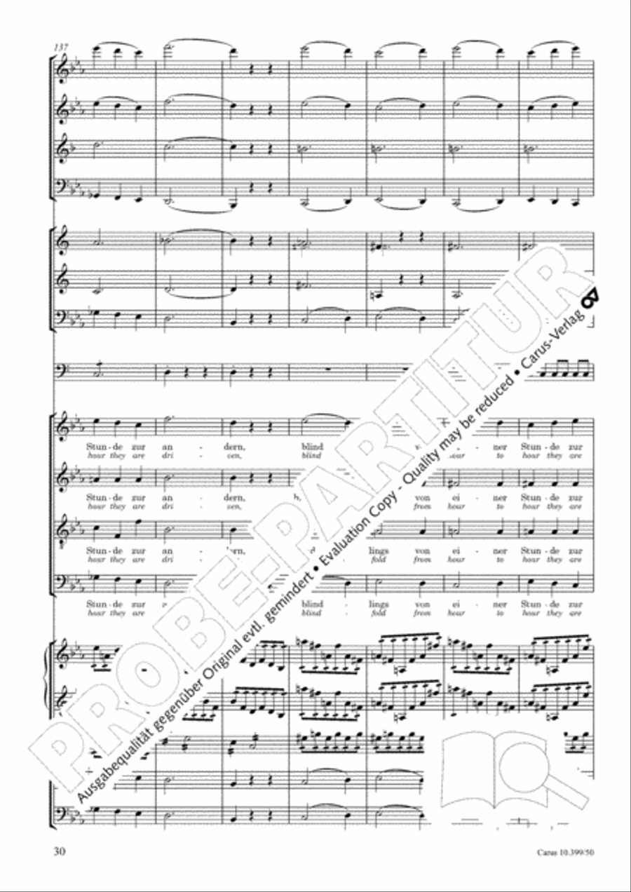 Schicksalslied, Op. 54 Choir scores gallery preview page 31